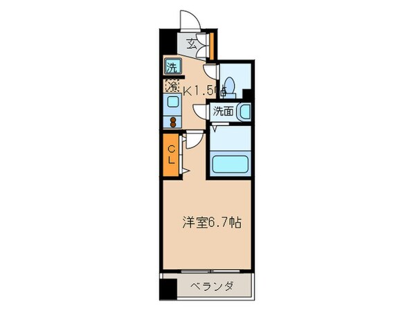 インプルーブ鶴舞の物件間取画像